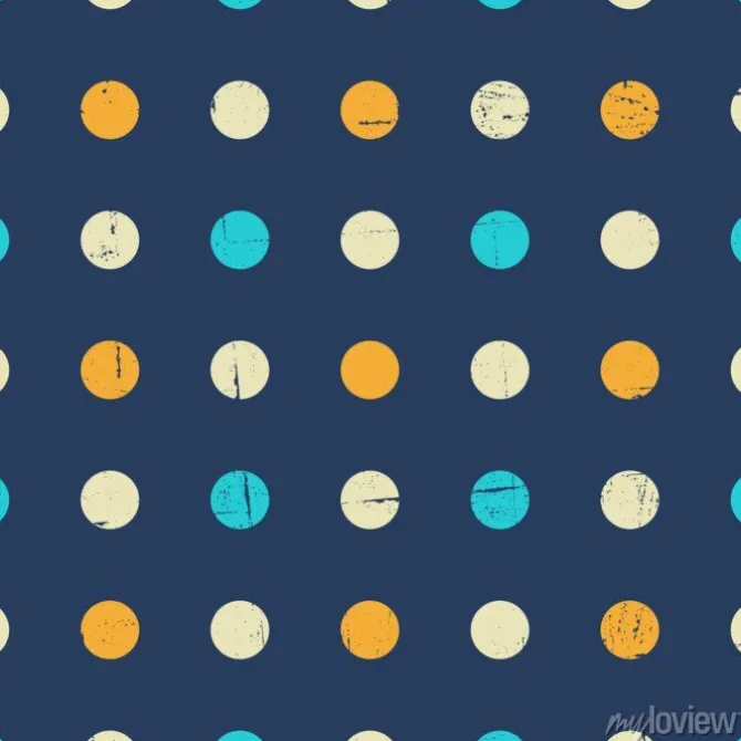 Tapeta: Deseń bez szwu polka dot