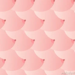 Tapeta: Deseń z kobiecymi piersiami