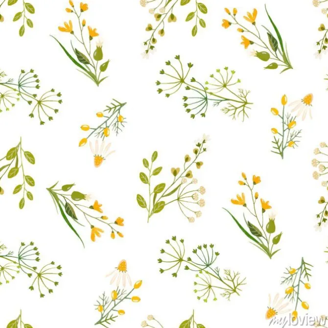 Tapeta: Drobne gałązki na białym tle