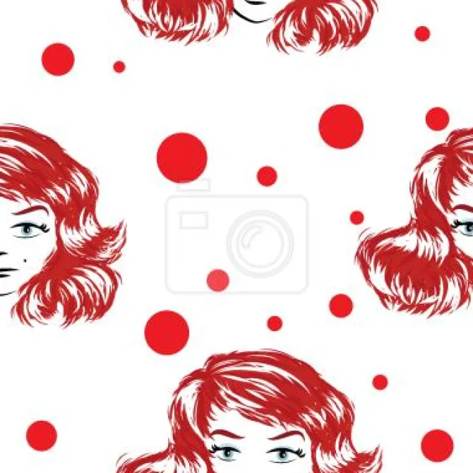 Tapeta: Dziewczyny miłość polkadots