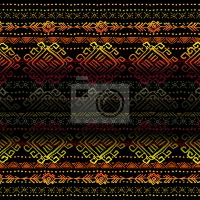 Tapeta: Etnicznych stripes