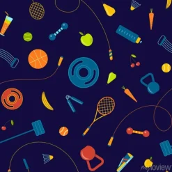 Tapeta: Fitness wzór