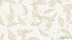 Tapeta: Foliage seamless pattern, eucalyptus leaves and flowers line