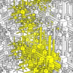 Tapeta: Geometryczna metropolia