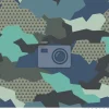 Tapeta: Geometryczny wzór kamuflażu bez szwu wektor