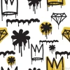 Tapeta: Graffiti bez szwu wzór