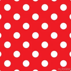 Tapeta: Grochy duże czerwone bezszwowe tło