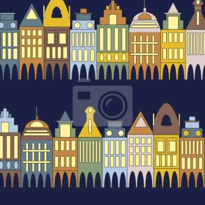 Tapeta: Hałas domów