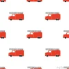 Tapeta: Hand draw a fire truck seamless pattern. vector boyish background