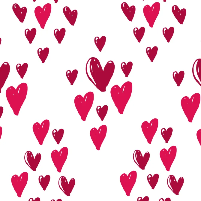 Tapeta: Hearts seamless pattern background