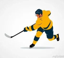 Tapeta: Hokeista ilustracji