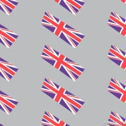 Tapeta: Jednolite tło z brytyjskimi flagami