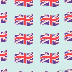 Tapeta: Jednolite tło z brytyjskimi flagami