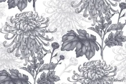 Tapeta: Jednolite wzór z kwiatów chryzantemy.