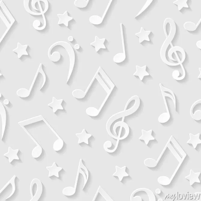 Tapeta: Jednolite wzór z nut