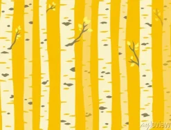 Tapeta: Jesienią drzewa aspen wzór