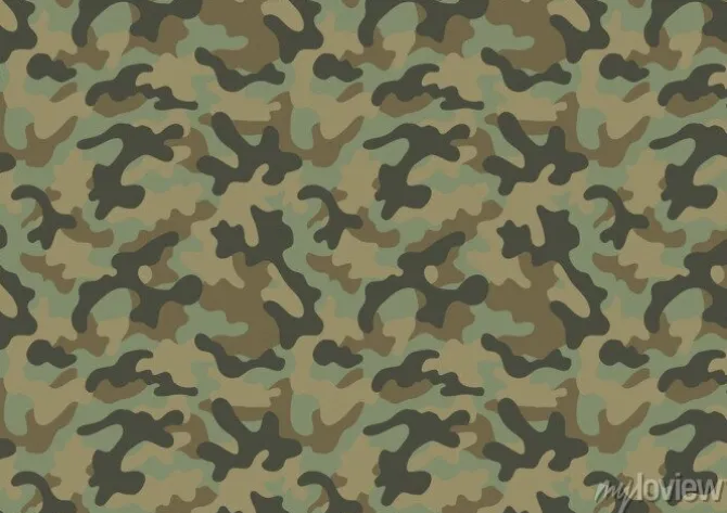 Tapeta: Kamuflaż bez szwu wzór