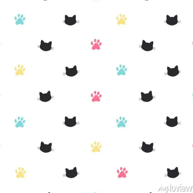 Tapeta: Kocie łapki i główki