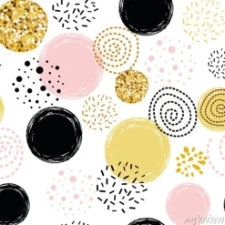 Tapeta: Kolorowe kropki i kreski