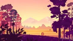 Tapeta: Krajobrazu wiejskiego.