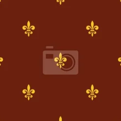 Tapeta: Królewski ornament na czerwonym tle