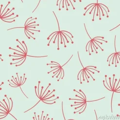 Tapeta: Kwiatowy bezszwowe tło wektor. streszczenie czerwone kwiaty.