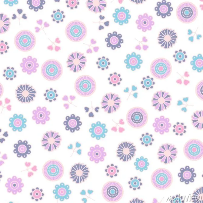 Tapeta: Kwiatowy wzór z kwiatem. tło wektor włókienniczych, drukowanie,