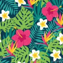 Tapeta: Kwiatowy wzór zwrotnik