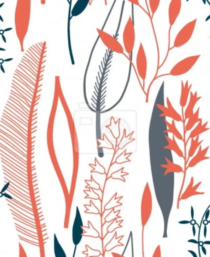 Tapeta: Liście sylwetek