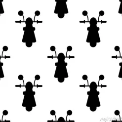 Tapeta: Śliczne dzieci wzór motocykla dla dziewcząt i chłopców. kolorowy