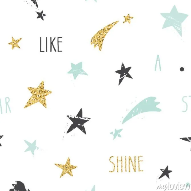 Tapeta: Śliczne śmieszne bezszwowe tło wzór z ręcznie rysowane odręcznie