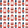 Tapeta: London wektora bez szwu deseń