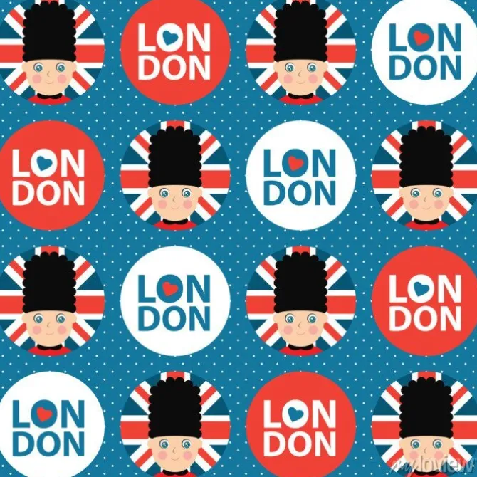 Tapeta: Londyn wektora bezszwowe tło