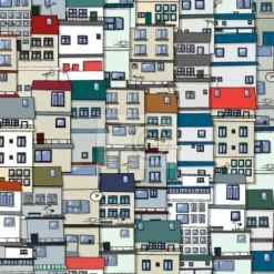 Tapeta: Mała część miasta