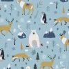 Tapeta: Merry christmas winter pattern. seamless pattern with winter