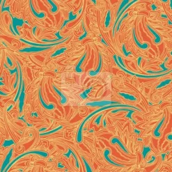 Tapeta: Miedziany grawerowanie pomarańczowym