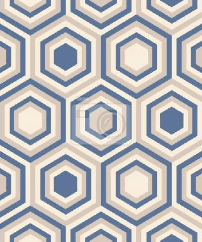 Tapeta: Miękki sześciokąt