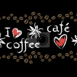 Tapeta: Miłość kawy