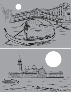 Tapeta: Most rialto i kościół san giorgio di maggiore
