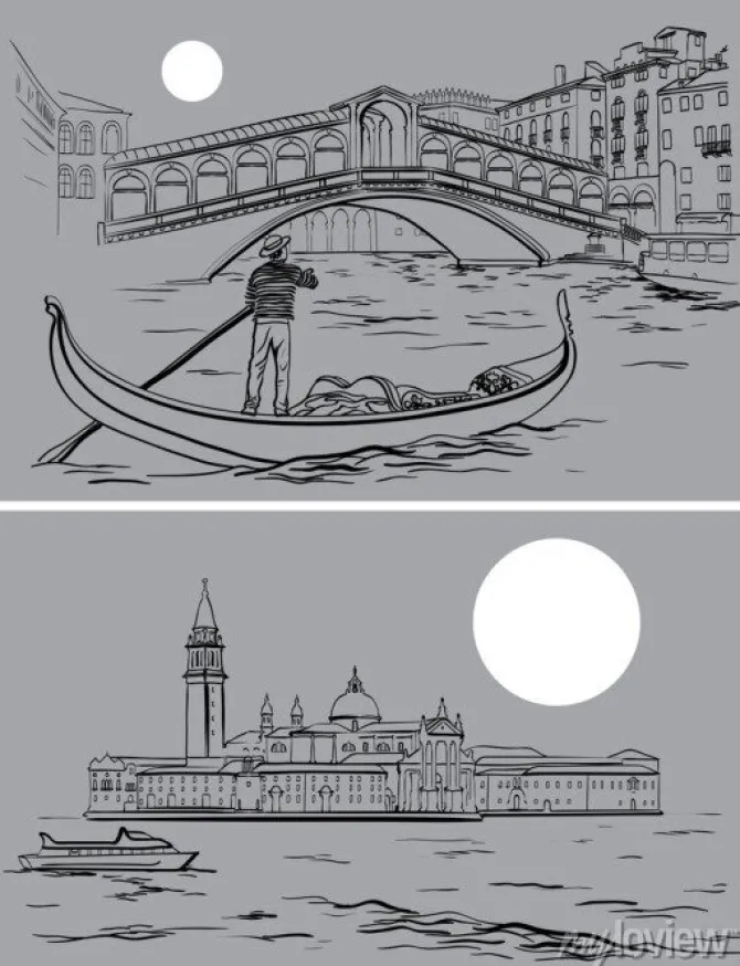 Tapeta: Most rialto i kościół san giorgio di maggiore