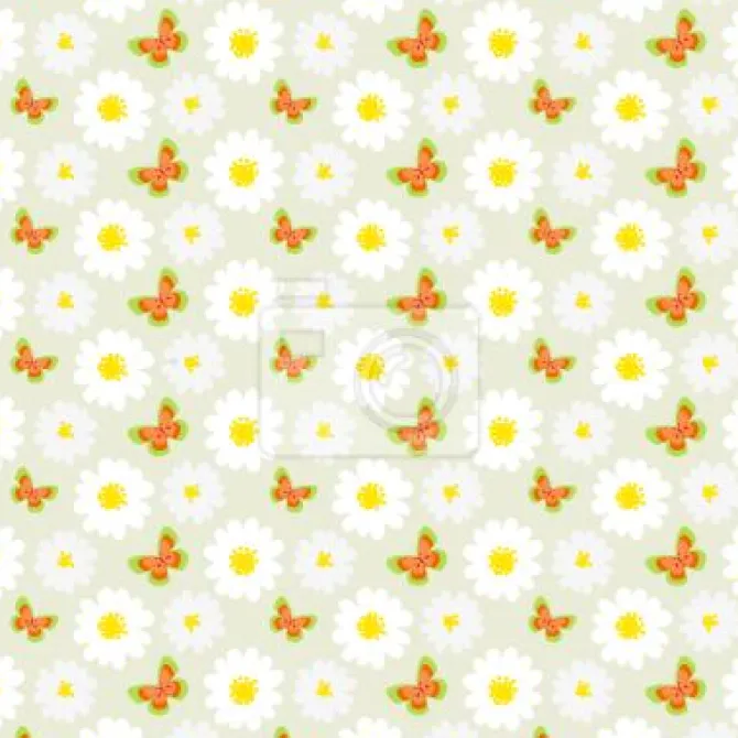 Tapeta: Motyle taniec z daisies