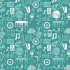 Tapeta: Muzyka bezszwowe wzór