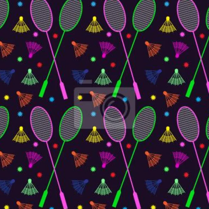 Tapeta: Neon badminton