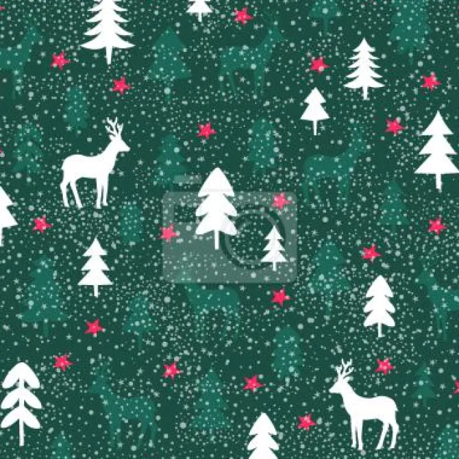 Tapeta: Śnieg w lesie