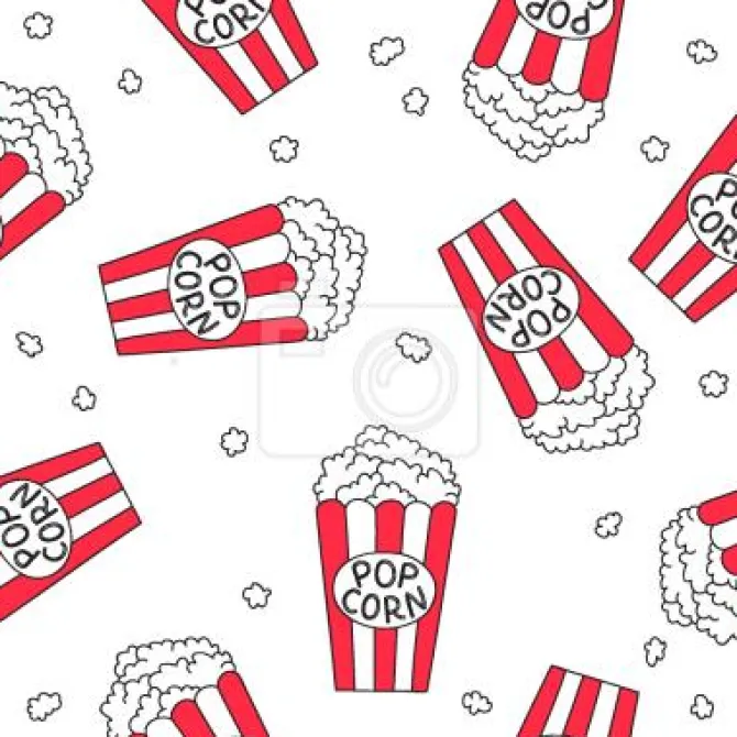 Tapeta: Noc filmowa popcornu