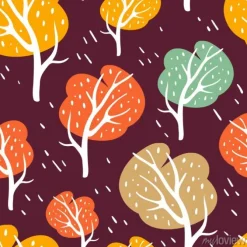 Tapeta: Odbarwiony szwu z drzew.