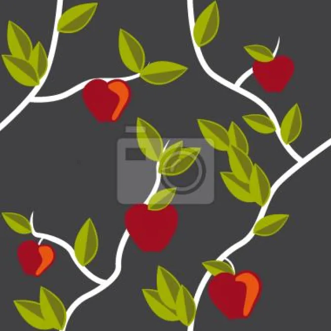 Tapeta: Ogród eden szary