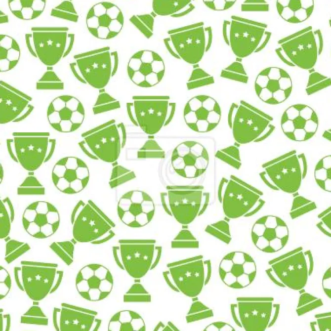 Tapeta: Piłka nożna i puchary