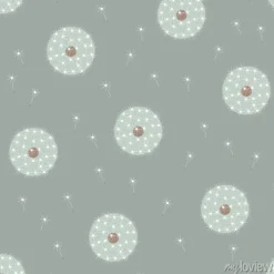 Tapeta: Piękne delikatne białe dmuchanie bezszwowe wzór