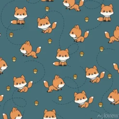 Tapeta: Playful baby lisy szwu